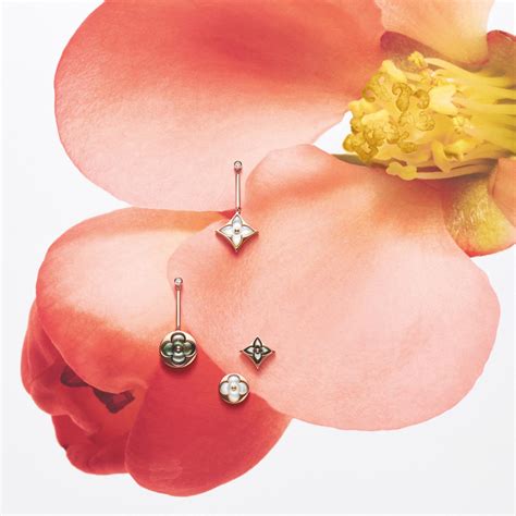 louis vuitton earrings flower|Louis Vuitton mismatched earrings.